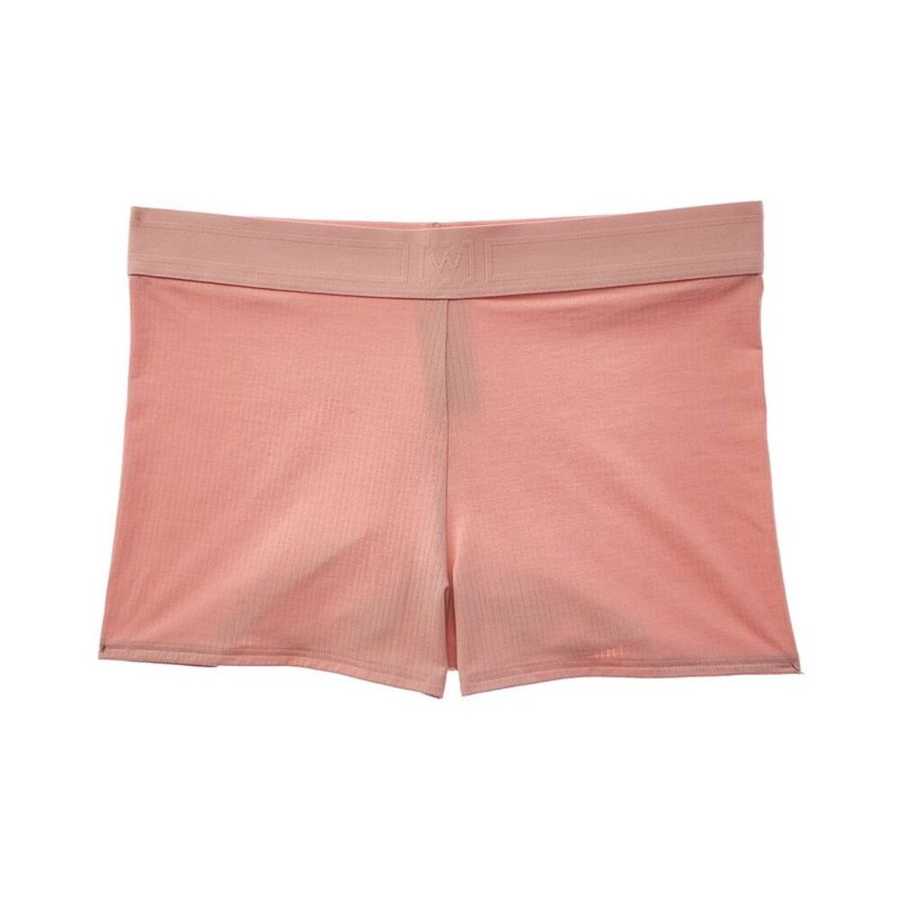 Wolford Womens Beauty Cotton Bike Short, Pink